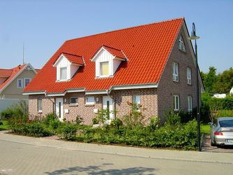 Doppelhaus mit Verblendfassade
<br></br>